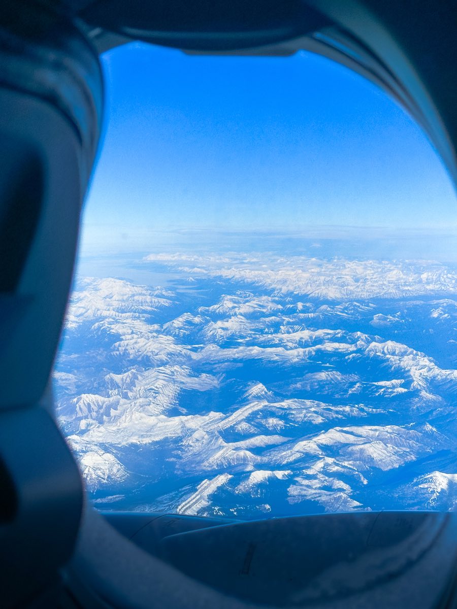 Mountains from the plane
